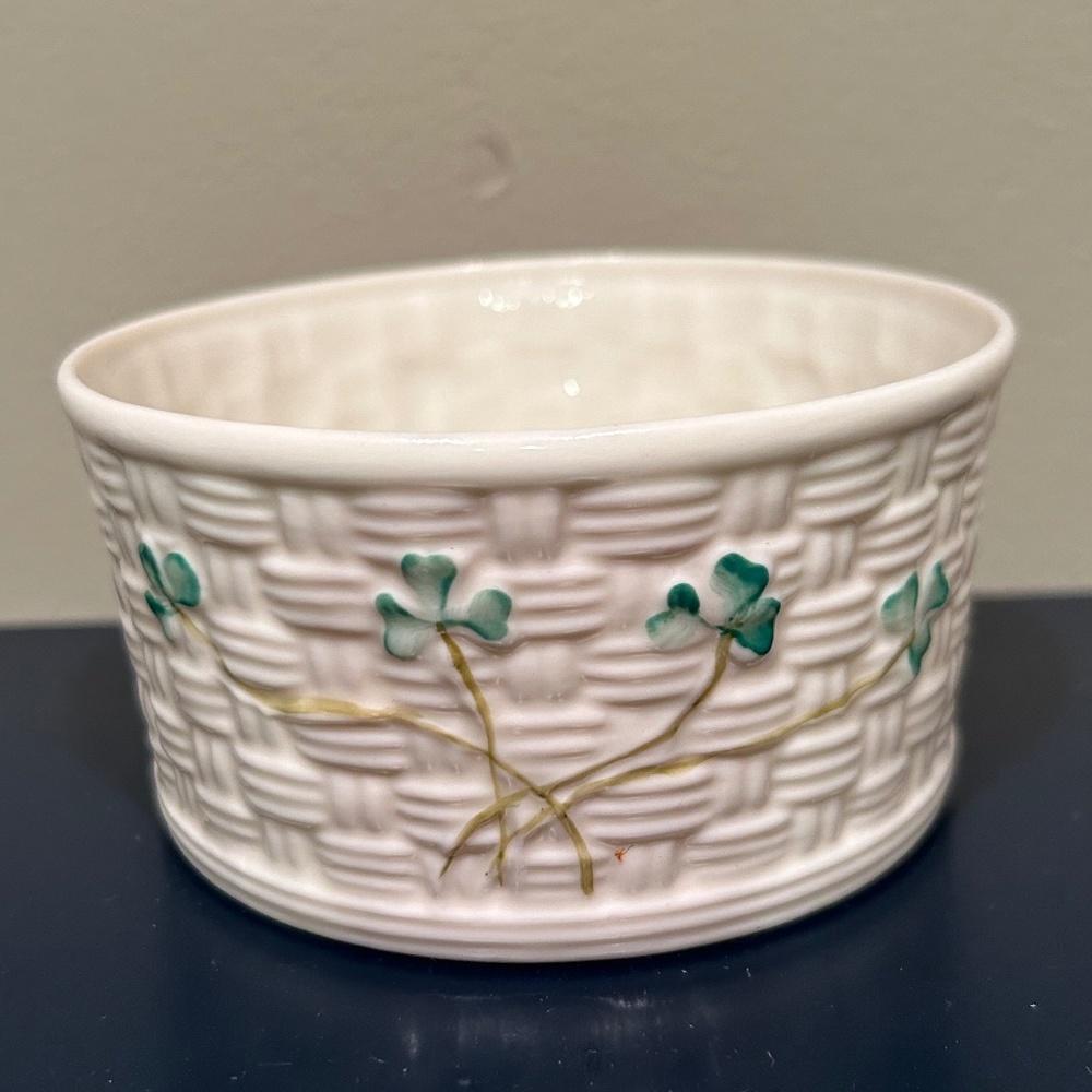 Belleek Marmalade Bowl